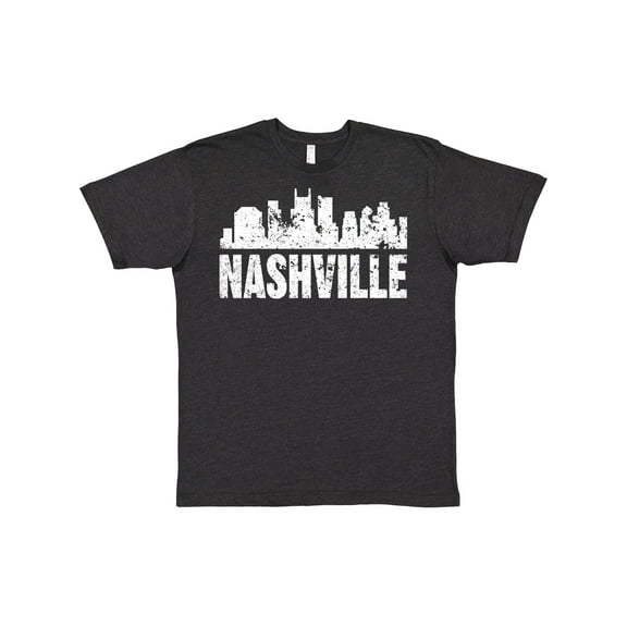 Inktastic Nashville Skyline Grunge T-Shirt