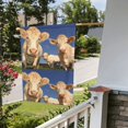 thumbnail image 3 of Sigee Cows Cattles for Live Happy Decorative Small Garden Flag,Double Sided Yard Flags Holiday Garden Flags for All Seasons, 3 of 9