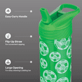 thumbnail image 2 of TAL 26oz Stainless Steel Ranger Water Bottle with Easy Sip Straw, Soccer, 2 of 10