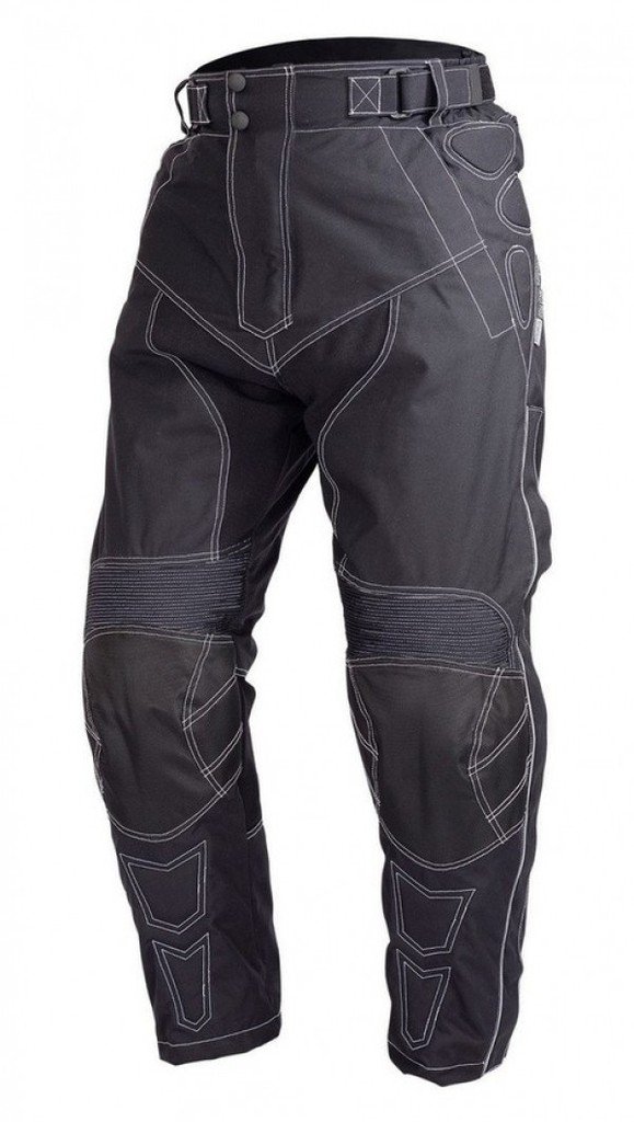 Motorcycle Cordura Waterproof Riding OverPants Black with Removable CE ...