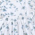 thumbnail image 6 of Younger Tree Baby Girl Romper Summer Toddler Casual Ruffled Sleeveless Cotton Overalls Clothes for 18-24 Months, 6 of 7
