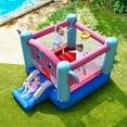 thumbnail image 2 of Infans Inflatable Bounce House 3-in-1 Elephant Theme Inflatable Castle w/ 480W Blower, 2 of 7