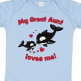 thumbnail image 4 of Inktastic My Great Aunt Loves Me Orca Family Boys or Girls Baby Bodysuit, 4 of 5