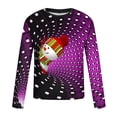 thumbnail image 5 of Blusas y camisas de manga larga con cuello redondo para hombre, estilo casual, cuello redondo, manga larga, camiseta estampada de Halloween, blusa de poliéster para hombre., 5 of 5