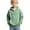 Light Green, variant on Boys Quarter Zip Hoodies Waffle Knit Kids Long Sleeve Hooded Sweatshirts Teens Pullover Tops Clothes Boys Lightweight Jacket