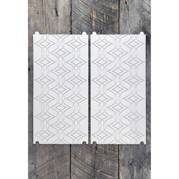 Longarm Quilting Groovy Pattern Boards Set of 2 Diamond Waves Design