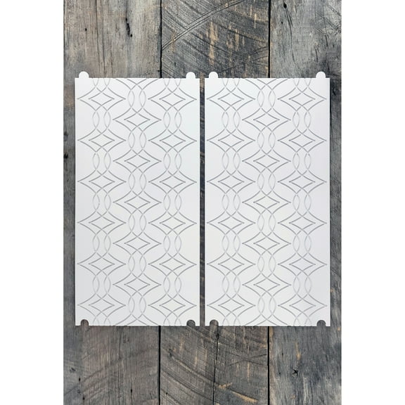 Longarm Quilting Groovy Pattern Boards Set of 2 Diamond Waves Design