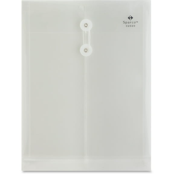 Business Source, BSN02020, String Closure Top-open Poly Envelope, 1 Each, Clear