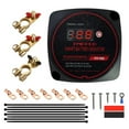 thumbnail image 1 of 12V 140Amp Dual Battery Isolator, Ampper Battery Voltage Sensitive Relay (VSR) Smart Battery Isolator with Voltmeter and Manual Control Button for Car and More (with Battery Terminals, NO Cable), 1 of 8
