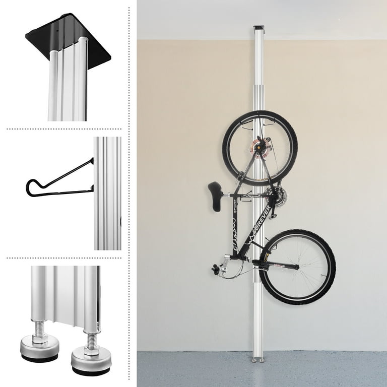 RAD Cycle Bike Rack Floor to Ceiling Tension Bicycle Hanger for 2 Bikes