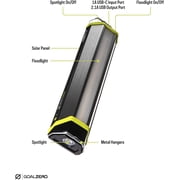 Goal Zero 500 Lumen Torch Light, Multi-Use Weatherproof LED Flashlight and Solar Lantern - Portable Rechargeable Spotlight and Floodlight with Built-In Solar Panel