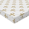 thumbnail image 2 of Ambesonne Flower Fitted Sheet, Vintage Style Lilies, Twin Size, Yellow and White, 2 of 3