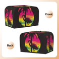 thumbnail image 3 of Picia Flamingo And Palm Trees At Sunset Print 2 Slice Toaster Cover , Toaster Protector Dustproof Kitchen Appliance Cover, Kitchen Appliance Dustproof Protector, 3 of 7
