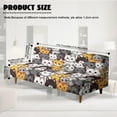 thumbnail image 7 of Xoenoiee Cat Print Stretch Futon Slipcover Armless Sofa Cover Furniture Protector Without Armrests Slipcover Soft with Elastic Bottom for Kids, 7 of 7