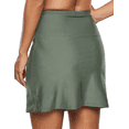 thumbnail image 3 of Hilor Women's High Waisted Swim Skirt with Bikini Bottom Tankini Swimsuit, 3 of 7