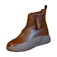 thumbnail image 3 of Cómodas botas cortas de otoño, botas de mujer, botines, botas informales, accesorios de disfraz, botines impermeables para mujeres, niñas, regalos 8 Marrón, 3 of 10