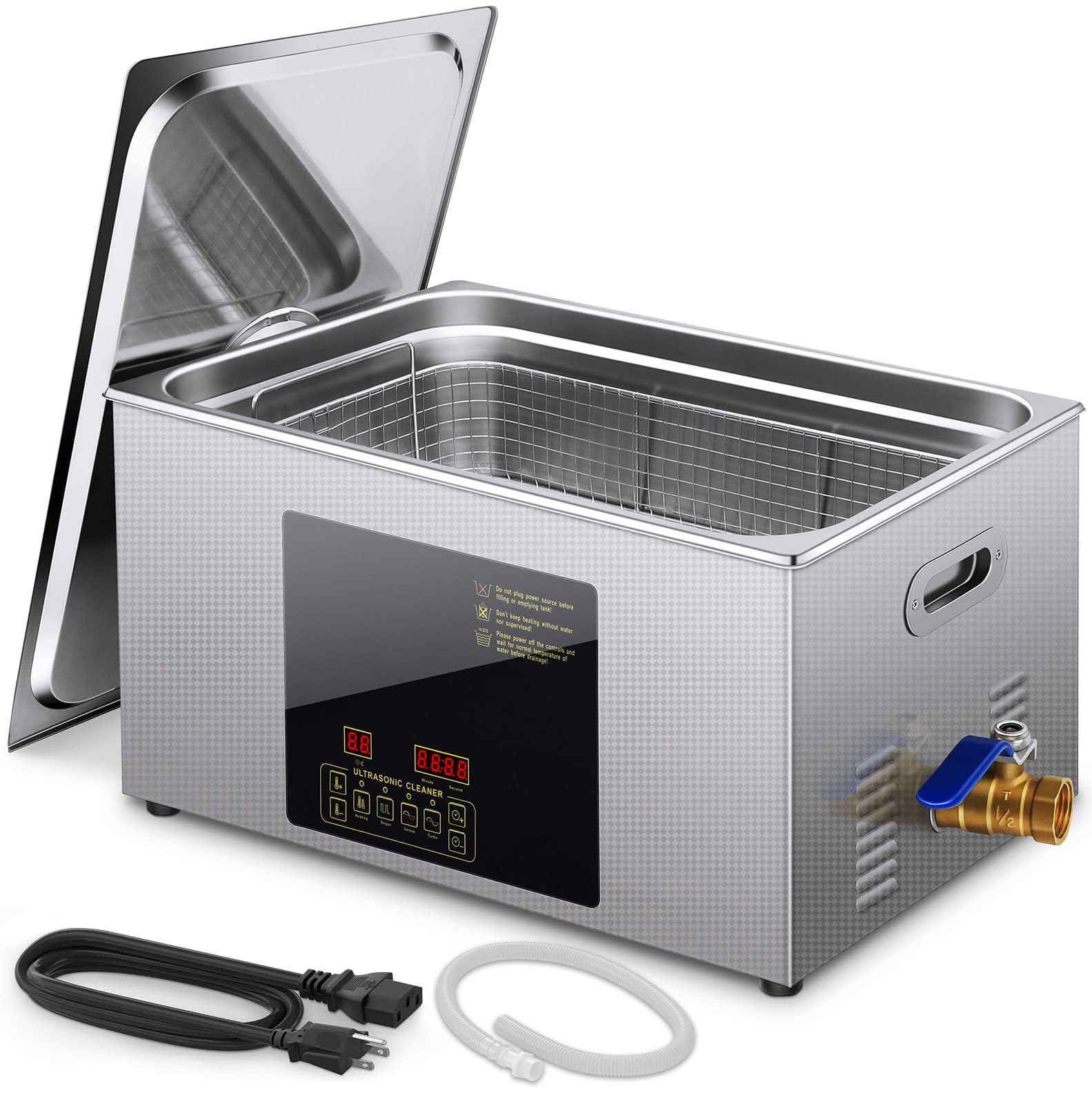 22L Ultrasonic Cleaner with Heater&Timer,Upgraded Ultrasonic Jewelry