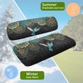 thumbnail image 5 of HUIACONG Hummingbird with Mandala Ornament Non-Stick Car Seat Covers Full Set for Club Car DS Precedent EZGO TXT RXV Most 2-Passenger Seats, Universal Elastic Golf Cart Seat Blanket and Towel, 5 of 7