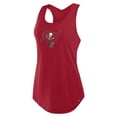 thumbnail image 2 of Women's Fanatics Red Tampa Bay Buccaneers Iron Fan Tank Top, 2 of 5