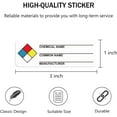 thumbnail image 3 of SDS Stickers/MSDS Stickers for Chemical Safty Data 1 X 3 Inches - Chemical Identifying and Labeling Sticker Decals - 250 HIMG Write-in Labels, 3 of 8