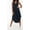 Navy, variant on SIEANE Women's Sleeveless Long Dress V Neck Loose Curved Slit Hem Long Maxi Dress