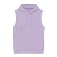 thumbnail image 4 of Stralyhd Cat Dog Pouch Hoodie for Women Cozy Soft Sweatshirt Fleece Pet Care Hoodie Sleeveless Animal Holder Pullover with Pet Pocket Purple 3XL, 4 of 5