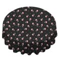 thumbnail image 2 of Pioneer Flower Floral Print Pattern Round Tablecloth 60 X 60 Inch, Wrinkle Resistant Wipeable Table Cloth for Kitchen Dining Picnic Patio Party, 2 of 6
