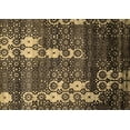 thumbnail image 1 of Ahgly Company Indoor Rectangle Abstract Brown Modern Area Rugs, 2' x 3', 1 of 4