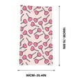 thumbnail image 2 of LYEAA Large Beach Towels Microfiber 90x180cm Sandproof Beach Mat Beach Towel Plaid Beach Blanket Lightweight Seaside Sitting Blanket for Travel Vacation Swimming Pool Pink, 2 of 3