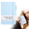 thumbnail image 3 of A5 Hardcover Business Ruled Lined Journal With Pen Holder, 120 GSM Thick Paper For Smooth Writing, Perfect For Work Journaling And Daily Notes (Light Blue), 3 of 9