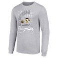 thumbnail image 2 of Men's Starter  Heather Gray Pittsburgh Penguins Arch City Theme Graphic Long Sleeve T-Shirt, 2 of 3