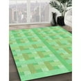 thumbnail image 3 of Ahgly Company Machine Washable Indoor Rectangle Transitional Jade Green Area Rugs, 4' x 6', 3 of 7