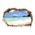 thumbnail image 2 of MYG Home Waterproof 3D Holes Ocean Beach Decorative Painting Wall Decals Sticker, 2 of 7