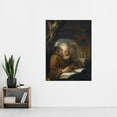 thumbnail image 2 of Dou Hermit Praying Religious Man Painting Extra Large Art Print Wall Mural Poster Premium XL, 2 of 3