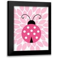 thumbnail image 1 of Robinson, Tamara 20x24 Black Modern Framed Museum Art Print Titled - Pink Ladybug I, 1 of 5