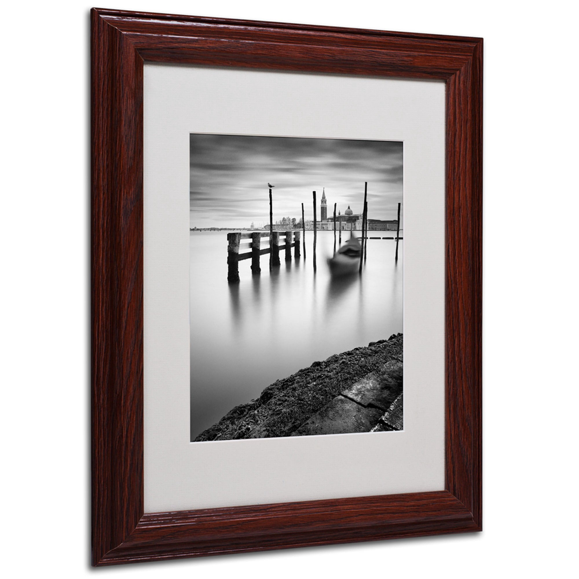 Nina Papiorek 'Venice Canal Grande' Matted Framed Art