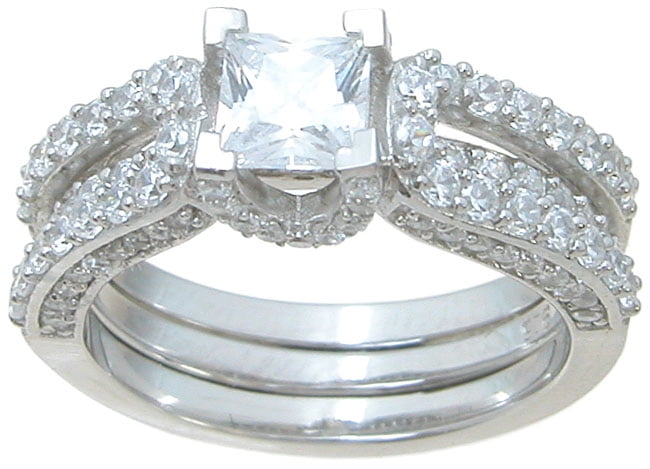 925 Sterling Silver Interlocking 