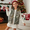 thumbnail image 3 of Garronmavis Green Camo Hunting Kids Outerwear Vest 9-10 Comfortable Boys Zip Up Vests Versatile Zipper Winter Sleeveless Jacket with Pockets Fashion Warm Winter Coat with Pocket, 3 of 7