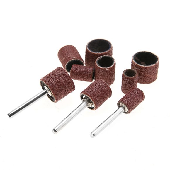 Kit de herramientas de lijado y pulido de 102 piezas con bielas para máquina rotativa