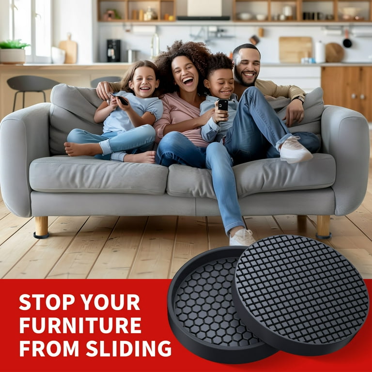 Furniture Coasters 3'' Non Slip Furniture Pads for Hardwoods