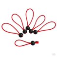 thumbnail image 1 of koolsoo 18 Pcs Corde à Billes Robuste 4/6 Pieds' Rouge 6 Pouces, 1 of 9