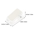 thumbnail image 2 of LOVEVER 60 Pcs Self Adhesive Spring Clips Self-adhesive Hanging Transparent, 2 of 8