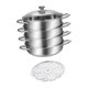 thumbnail image 5 of Olla De Cocina Universal De Acero Inoxidable Para Cocina Al Aire Libre, Restaurante, 4 Capas, 5 of 8