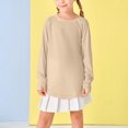thumbnail image 5 of Annhoo Girls Long Sleeve T Shirts Kids Casual Crew Neck Tunics with Thumbhole Fashion Spring Clothes 3-13 Years, 5 of 9
