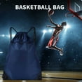 thumbnail image 6 of Yannianjz under $5 Drawstring Backpack Sports Gym Sackpack for Men Women, Waterproof Drawstring Bag,Cinch Bag with Pockets,String Backpack for Beach Basketball Football, 6 of 9