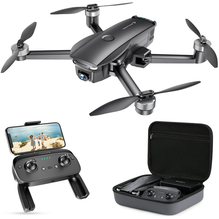 SNAPTAIN SP7100 Foldable GPS Drone for Adults, 4K HD Video, Smart Return to  Home Quadcopter, Black