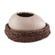 thumbnail image 2 of Cuenco de Postre de Cerámica con Forma de Nido de Pájaro | Plato con Forma de Huevo de Avestruz para Helado, Fruta y Bebidas Frías | Vajilla Decorativa Beige para Restaurantes y Barbacoas, 2 of 7