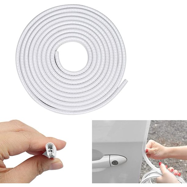 Protector de borde de puerta de coche, tiras protectoras para puertas de coche, tira de goma para sello de puerta de coche, tiras protectoras para bordes de puertas de coche, tira de goma para bordes