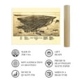 thumbnail image 4 of 1884 Map of Key West Florida - Vintage Key West Poster -  History Map of Key West - Old Bird's Eye VIew of Key West Map Wall Art Poster Print, 4 of 8