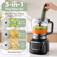 thumbnail image 5 of HoninJoy 14-in-1 Professional Blender for Smoothies & Food Processor, 6 Preset Auto-IQ Programs, Best for Smoothies,Cookie Dough, Salsas,Ice Crushing, Dishwasher Safe for Kitchen & Home Use, 5 of 10